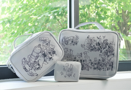 롯데케미칼 '프로젝트 루프'가 김정기 작가와 협업해 출시한 친환경 제품. <롯데케미칼 제공>